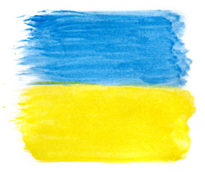 Ukraine colors blue & yellow